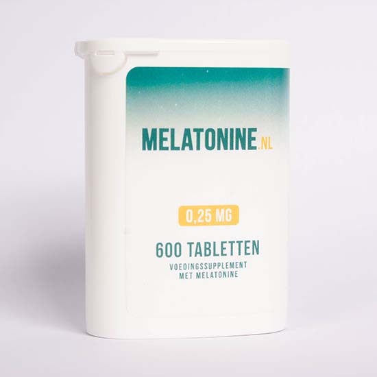 Melatonine 0,25 mg 600 tabletten